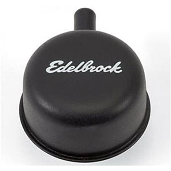 Edelbrock Valve Cover Breather with Black Powder Coated E114413 Zoro